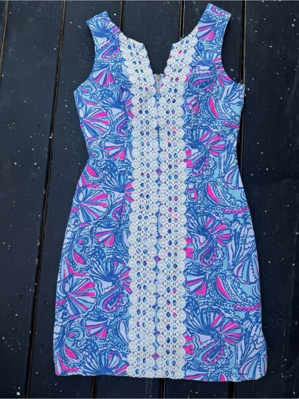 Lilly Pulitzer for Target 20th Anniversary My Fans Paisley Shift Dress Size 2
